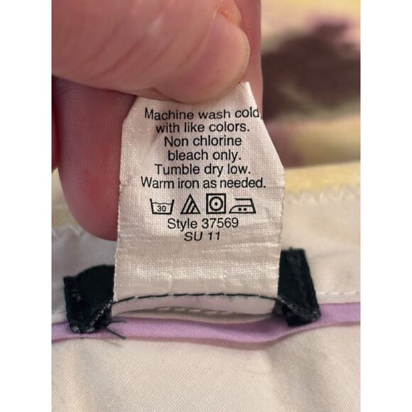 J Crew Factory Size 0 Cotton Blend 3" Chino Shorts Style 37569 Multicolor Preppy - Picture 5 of 6